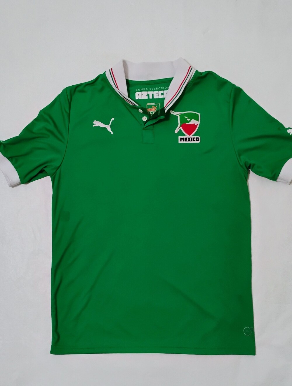 Puma Mexico Somos Seleccion Azteca Futbol Soccer Jersey 2014 World Cup Size Med